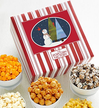 Packed With Pop® Winter Snowman Scene With Cardinals